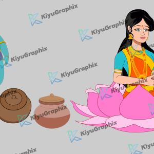 Laxmi ji and Jinn Character