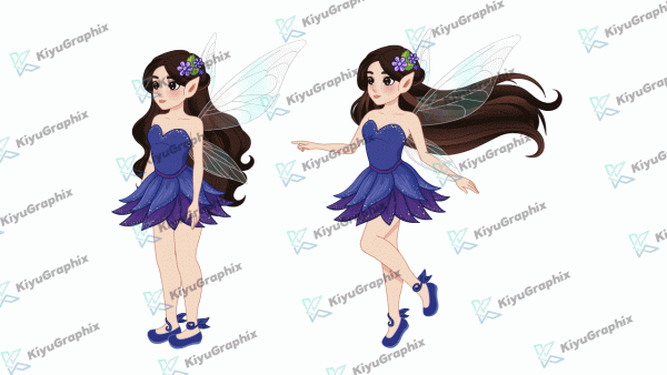 Fairy Character with Animation