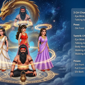 3 Girl Character — Tantrik