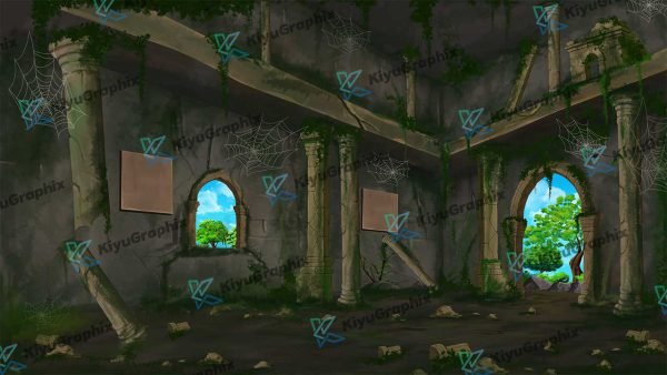 Khandhar Interior Fort Background