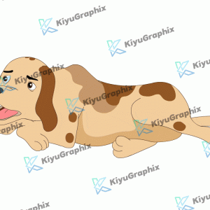 Sitting Dog Cartoon Animation